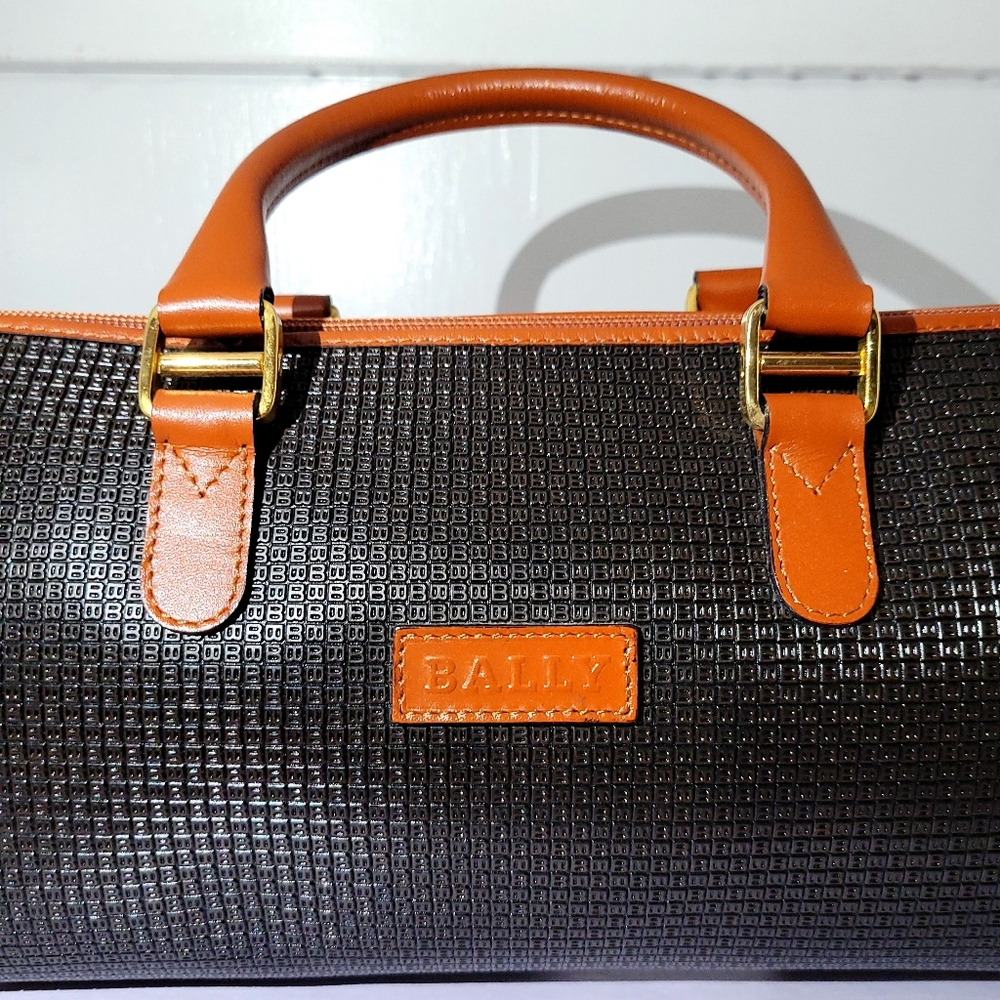 Bally Double Handle Structured Bag - image 2